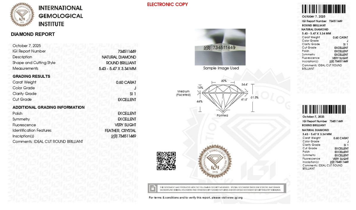 Diamond (0.60 Carat)
